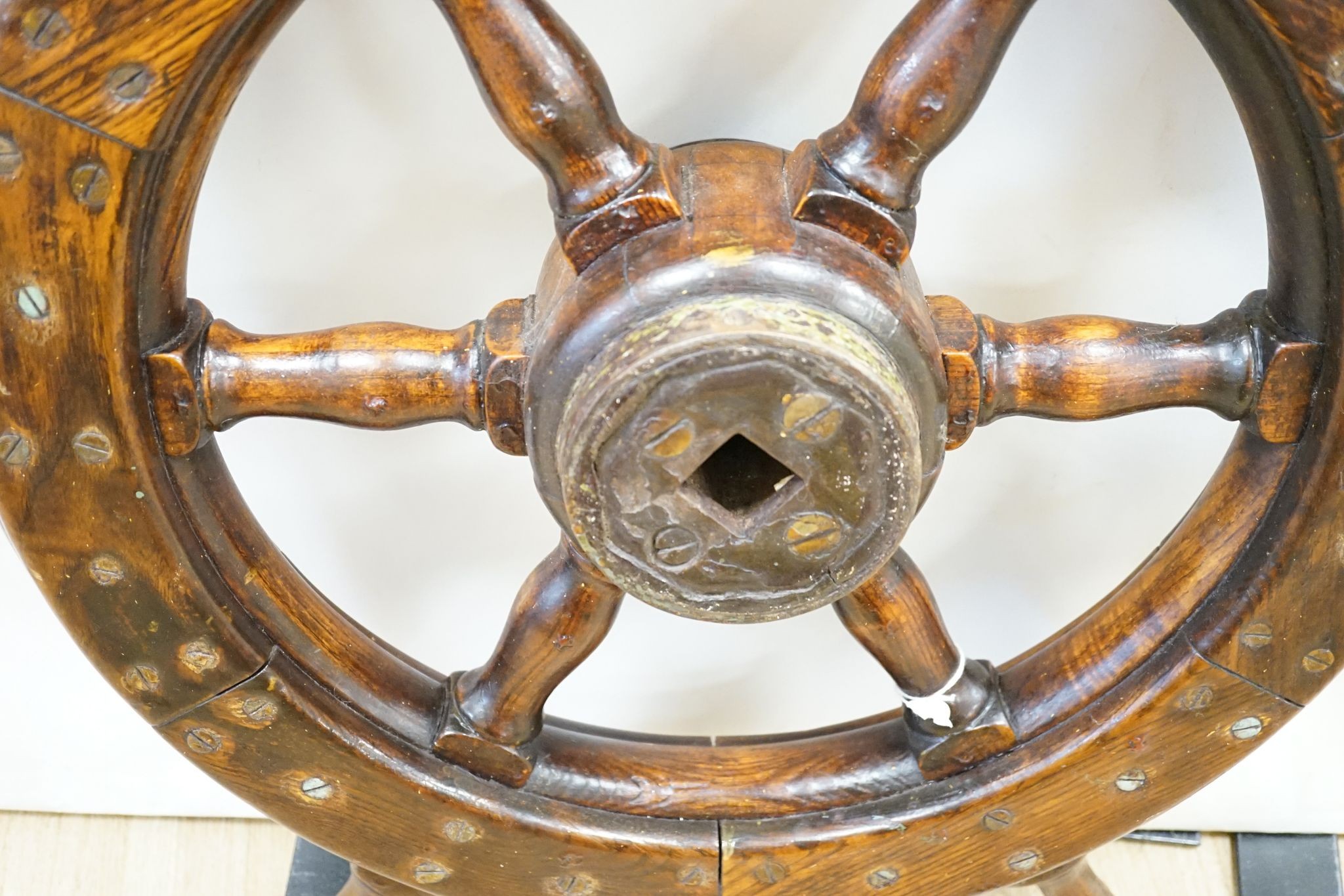 A ship's wheel, early 19th century